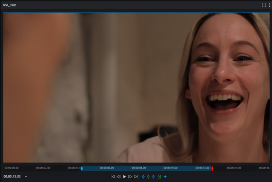 A screenshot of the source monitor from Lightworks A screenshot of the source monitor from Lightworks